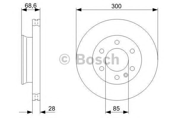 фото Тормозной диск bosch 0986479294