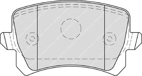 фото Комплект тормозных колодок ferodo fdb4058