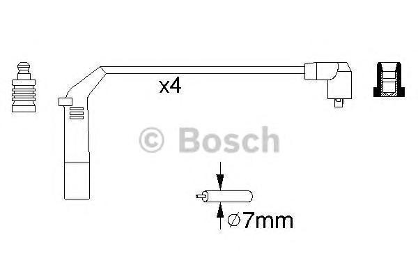 фото Провода высоковольтные bosch 0986356898