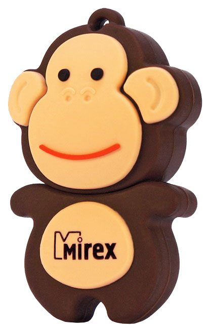 

USB-флешка MIREX Monkey 4GB Yellow/Brown (13600-KIDMKB04), Monkey