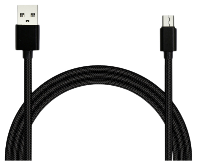 Кабель Jet.A microUSB 2м Black