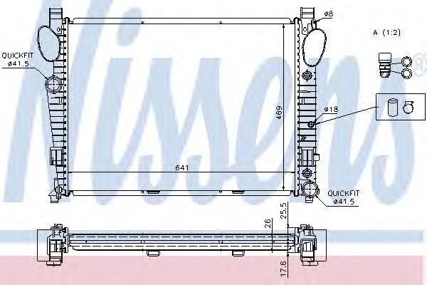 

Радиатор Nissens 62774A