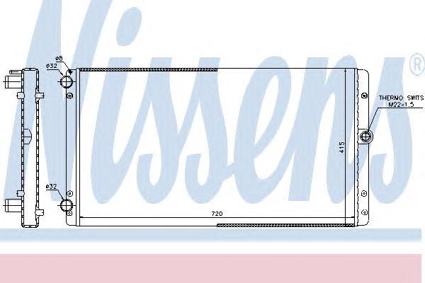 фото Радиатор nissens 65301