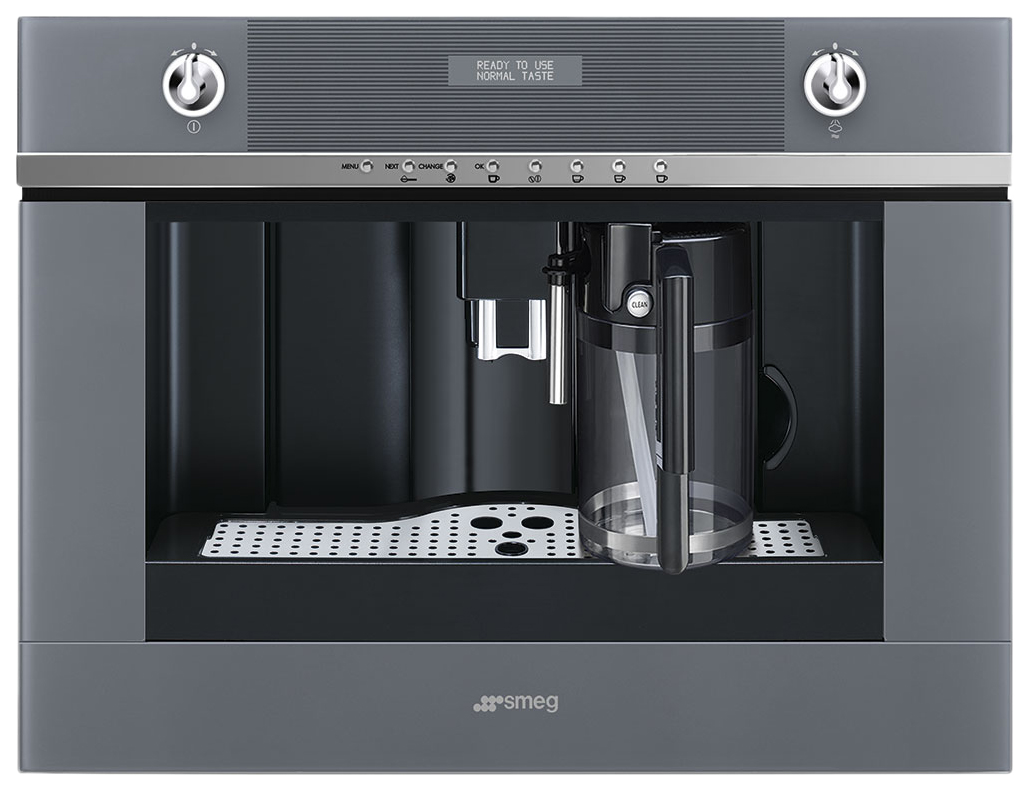 фото Встраиваемая кофемашина smeg linea cms4101s silver