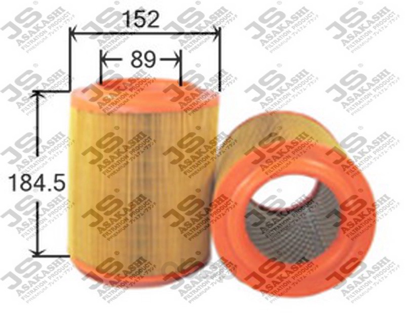 фото Фильтр воздушный двигателя js asakashi a0157