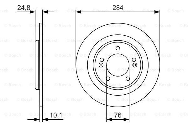 фото Тормозной диск bosch 0986479a13