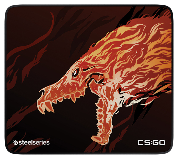 фото Игровой коврик для мыши steelseries qck+ cs:go howl edition (63403)