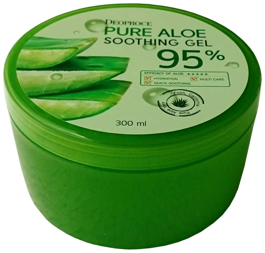 Купить Гель для лица Deoproce Pure Aloe 95% Soothing Gel 300 мл