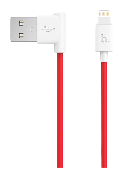 фото Кабель hoco upl11 lightning 1,2м white/red