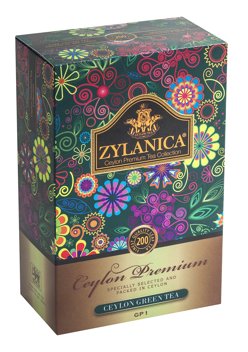 Чай зеленый листовой Zylanica ceylon premium collection 200 г