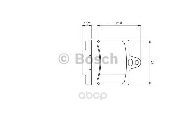 Тормозные колодки Bosch задние 986424580