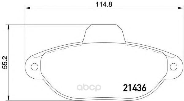 

Колодки тормозные дисковые, комплект Hella 8DB355019-161