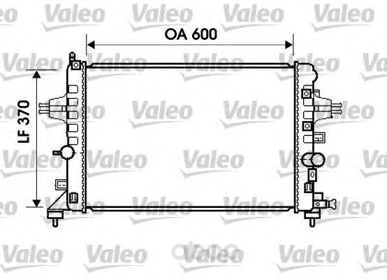 

Радиатор охлаждения двигателя Valeo 734382