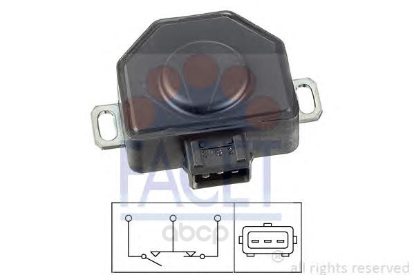 

Датчик положения заслонки BMW 3 E30 (Touring, Cabrio), 5 E28 Facet 105032