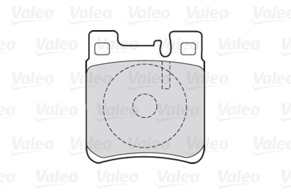 

Комплект тормозных дисковых колодок Valeo 301617