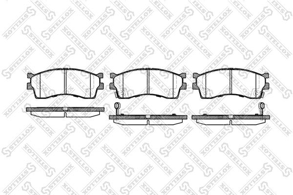 

Тормозные колодки Stellox дисковые 426032SX