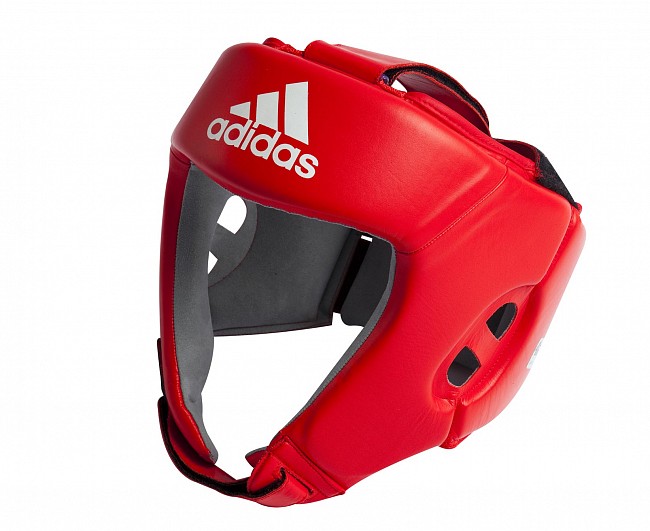 Шлем боксерский Adidas AIBA красный S