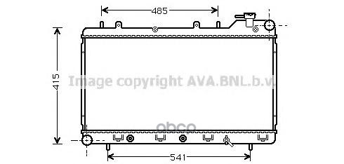 

Радиатор системы охлаждения AVA QUALITY COOLING SU2016