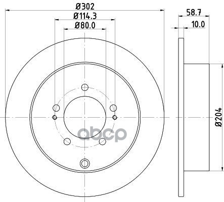 фото Тормозной диск nisshinbo nd3002k