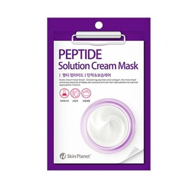Купить Тканевая пептидная маска для лица Mijin Skin Planet Peptide Solution Cream Mask 30 гр