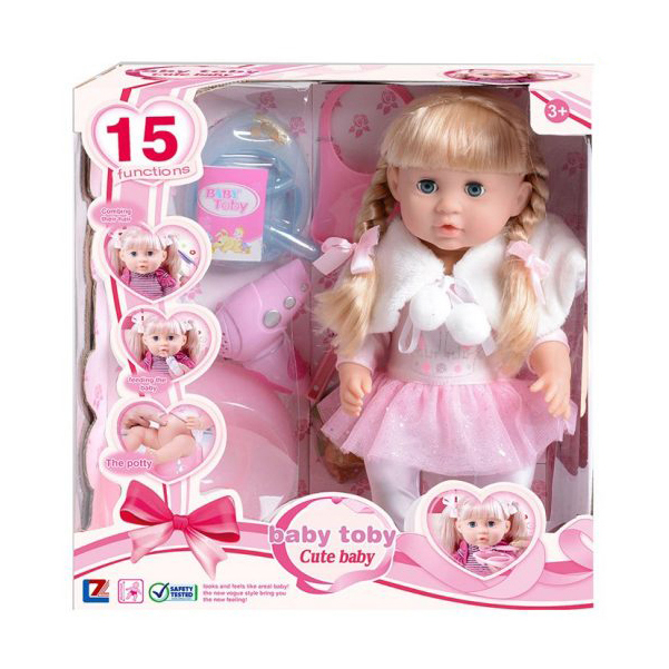 

НАША ИГРУШКА Кукла озвученная Даша, 13 предметов 200219704