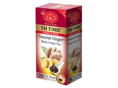 

Чай черный в пакетиках для чашки Ти Тэнг Natural Ginger 20*2 г