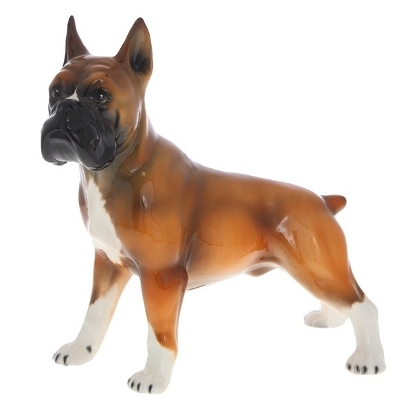 

Фигура декоративная Боксер малый L34W19H36см, Коричневый