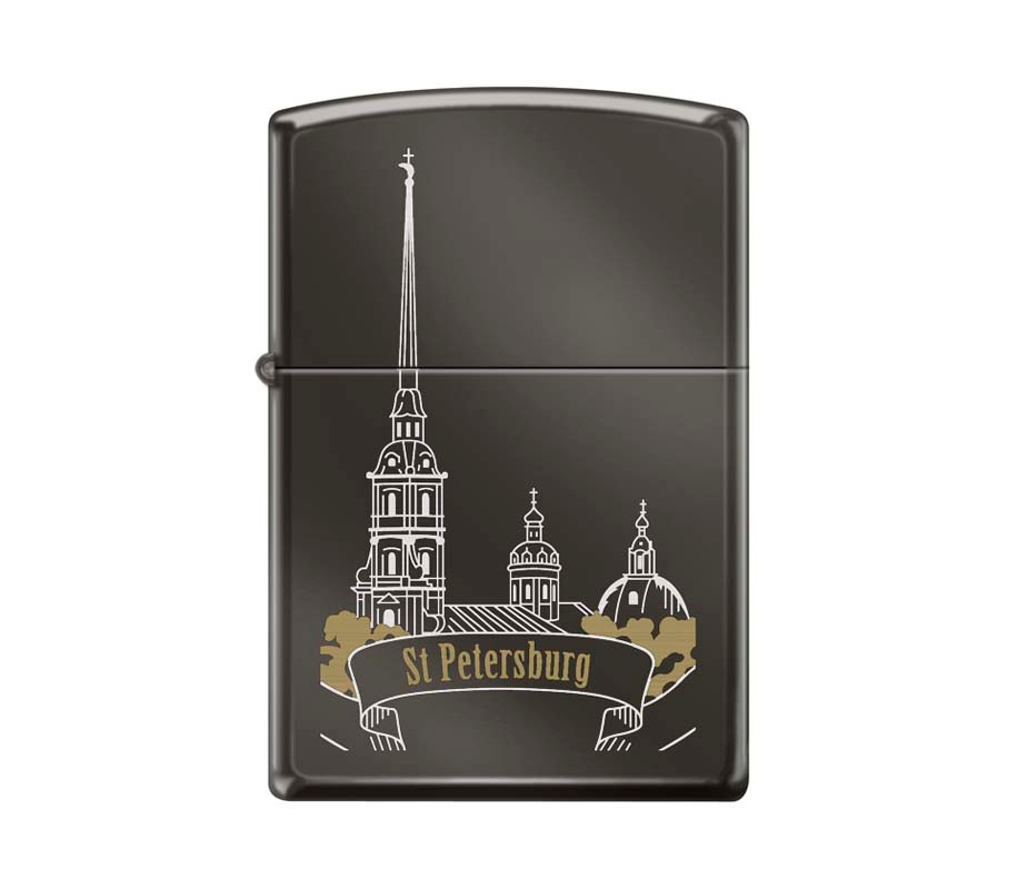 

Бензиновая зажигалка Zippo 150 ST Peter Skyline Black Ice, 150 ST Peter Skyline