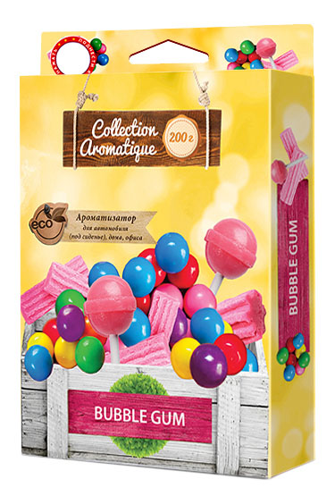 

Ароматизатор в машину Fouette Bubble Gum, Черный, Bubble Gum