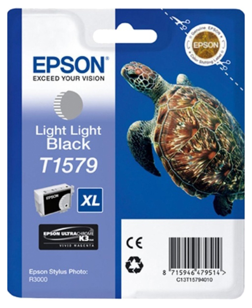 Картридж для струйного принтера Epson C13T15794010, светло-серый, оригинал