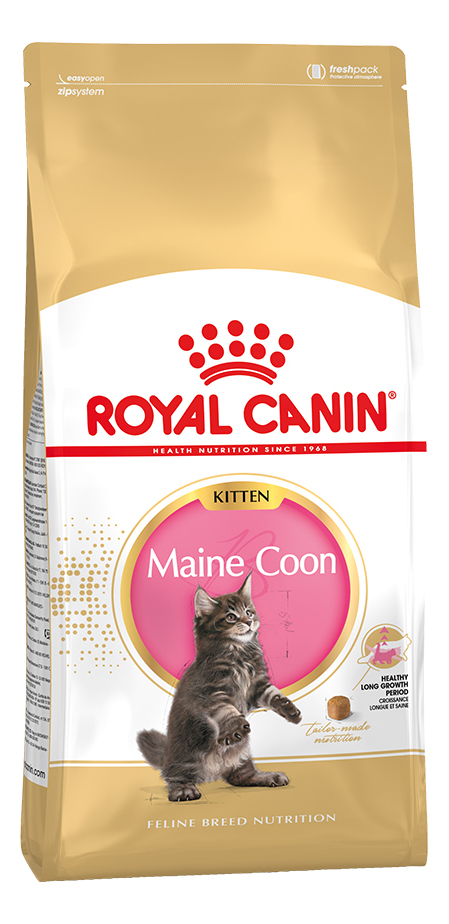 фото Сухой корм для котят royal canin maine coon kitten, домашняя птица, 2кг