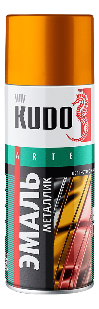 Эмаль универсальная KUDO KU1030 медь 520 мл автомобильная ремонтная металлизированная эмаль toyota 1со silver metallic clearcoat kudo