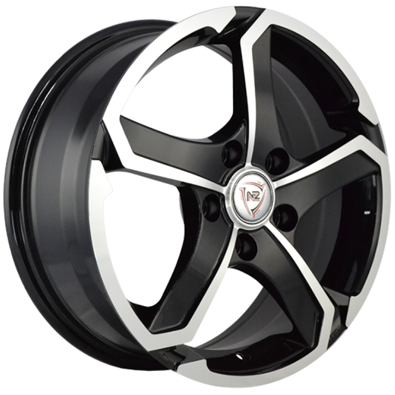 

Колесный диск NZ Wheels SH R16 6.5J PCD4x100 ET52 D54.1 (9129330), Черный;серебристый, sH665