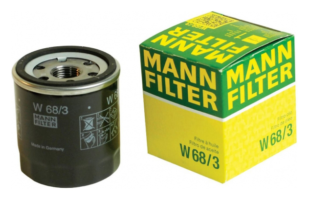 фото Фильтр масляный двигателя mann-filter w68/3