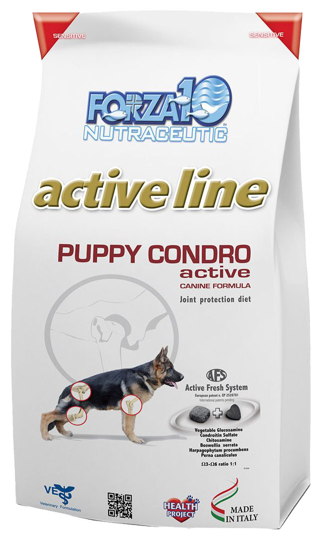 фото Сухой корм для щенков forza10 active line puppy condro, рыба, 10кг