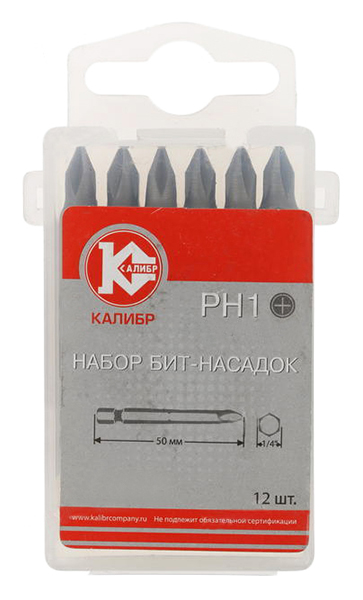 

Набор бит для дрелей, шуруповертов Калибр 51959