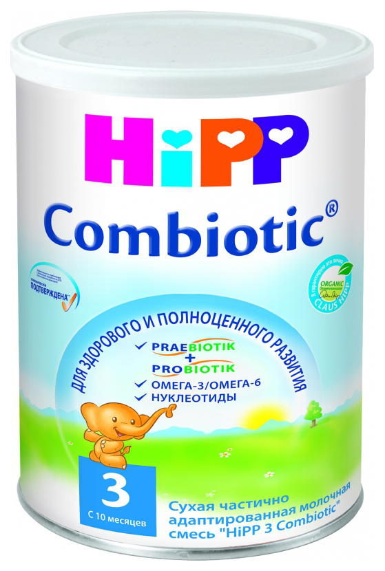 

Молочная смесь HiPP Combiotic 3 от 10 мес. 350 г, Combiotic 3