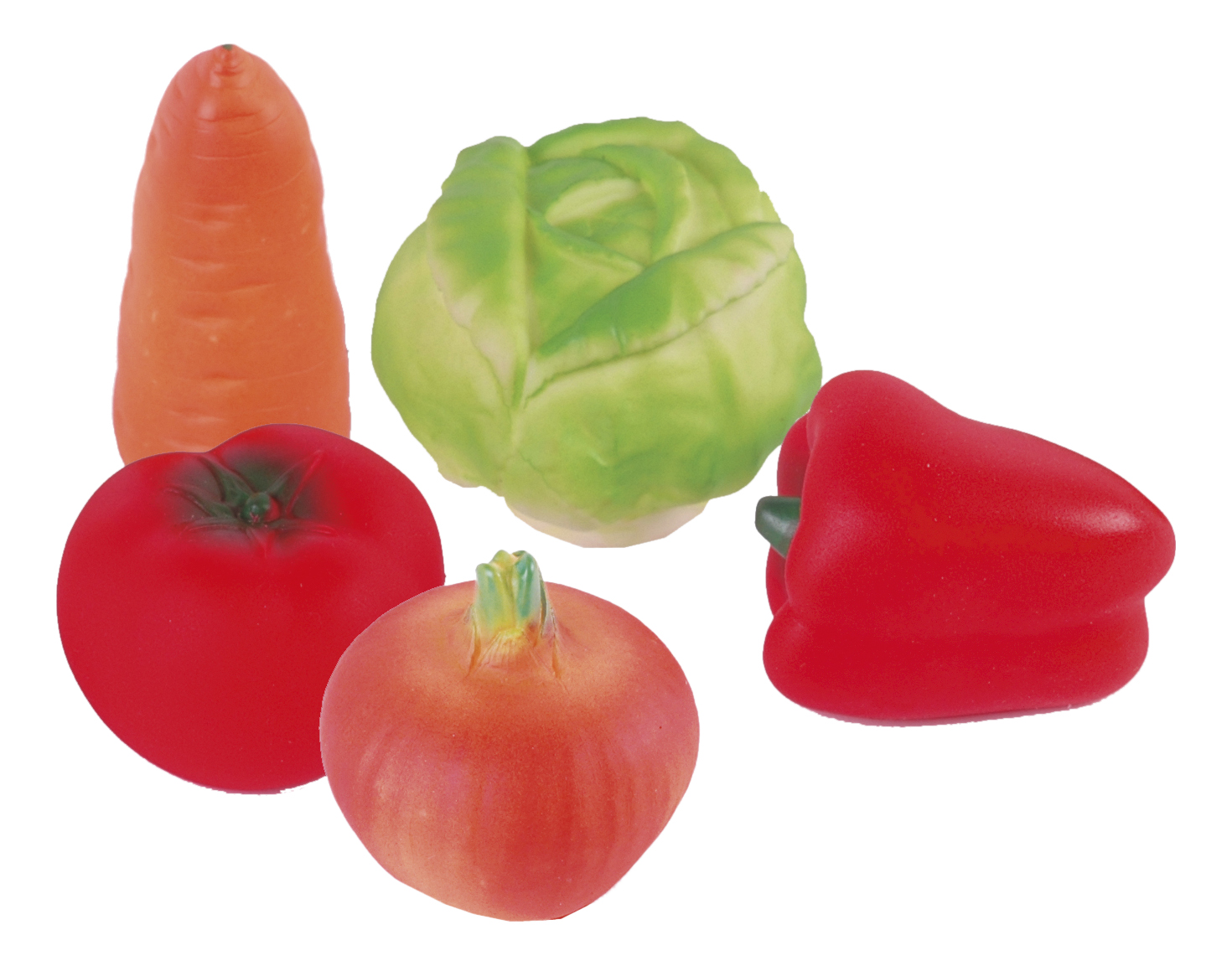 Набор овощей игрушечный ОГОНЕК Набор овощей для супа игрушка для купания огонек набор из пластизоля малыши пвх