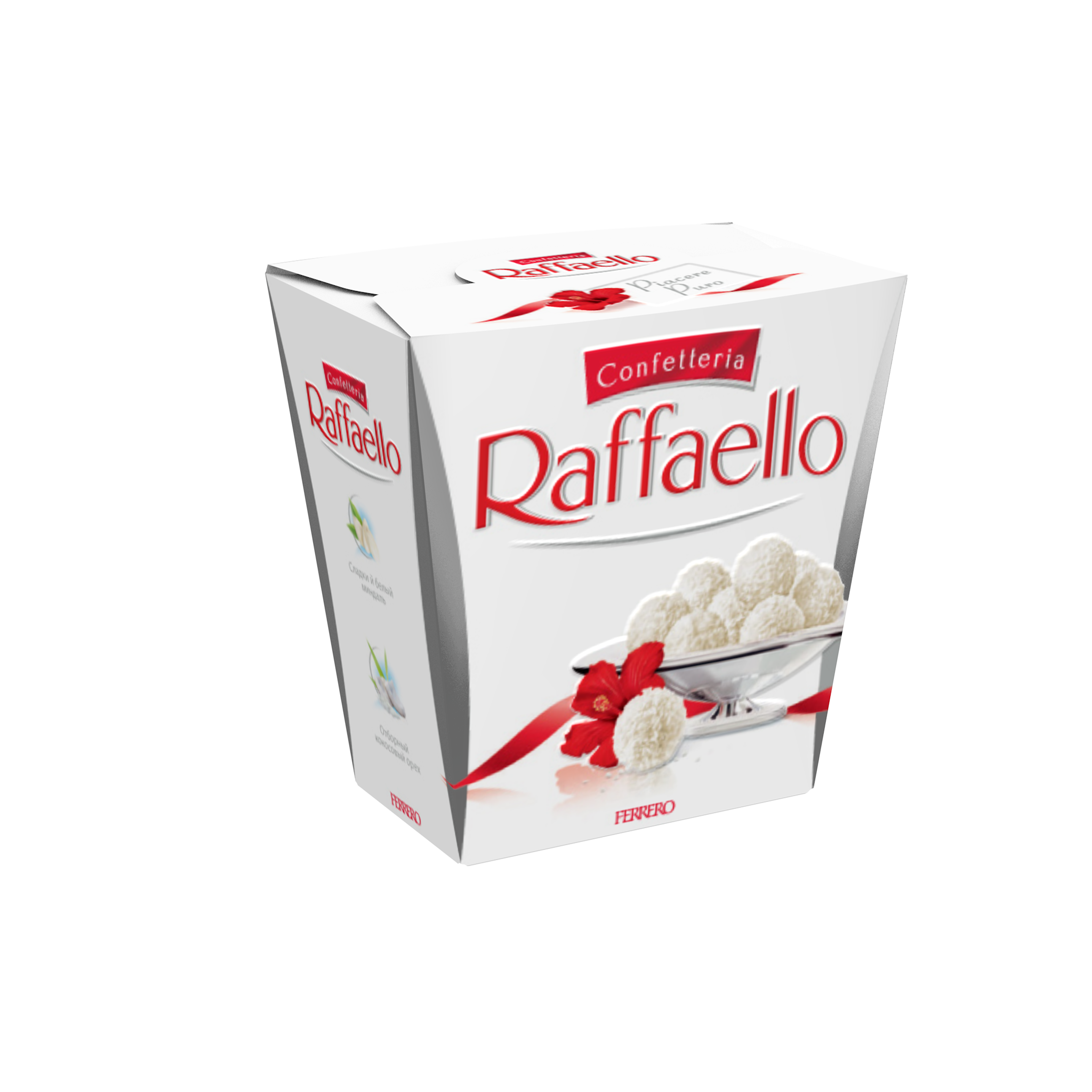 Конфеты Raffaello с цельным миндальным орехом в кокосовой обсыпке 40 г