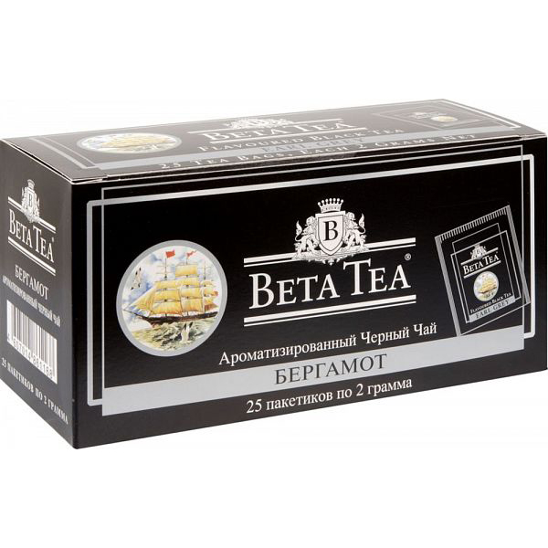 

Чай черный Beta Tea бергамот 25 пакетиков
