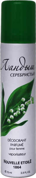 

Дезодорант спрей Новая заря Ландыш серебристый женский 75 мл, Ландыш серебристый
