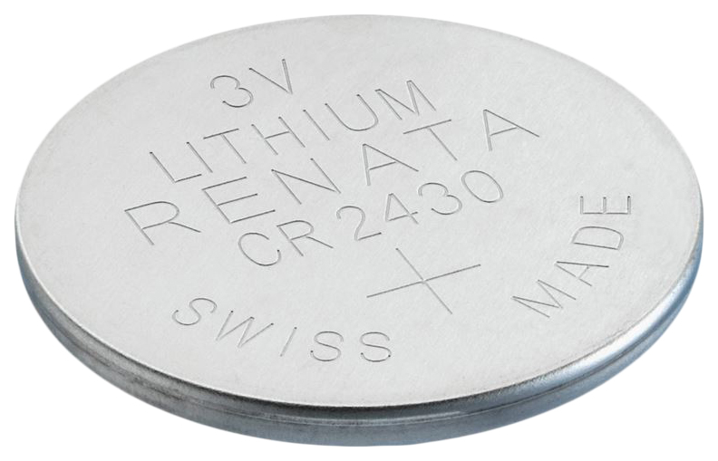 Батарейка RENATA CR2430-1BL 1шт бра crystal lux renata ap1 silver