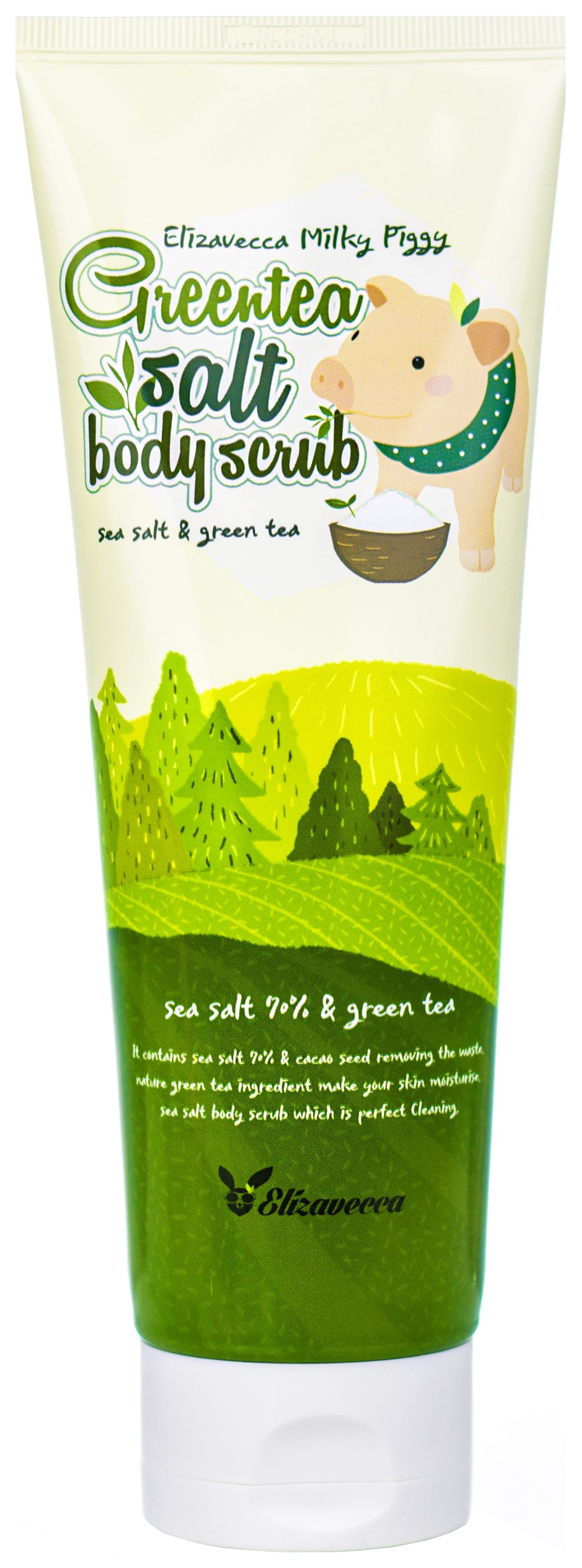 Скраб для тела Elizavecca Greentea Salt Body Scrub 300 г скраб для тела doctor taiga моделирующий сухой 250 мл