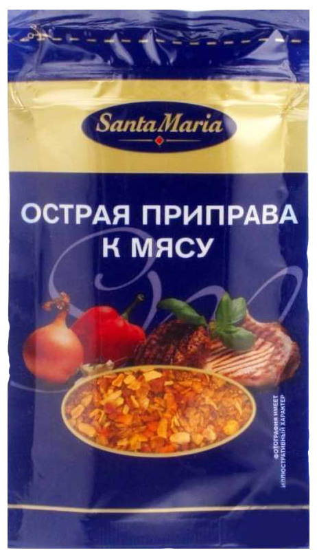 

Приправа Santa Maria острая к мясу 20 г, острая