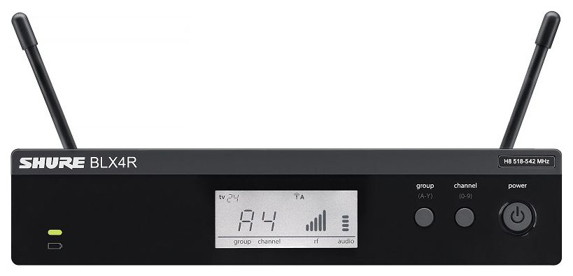 

Радиосистема Shure BLX4R M17 662-686 MHz, BLX4R M17