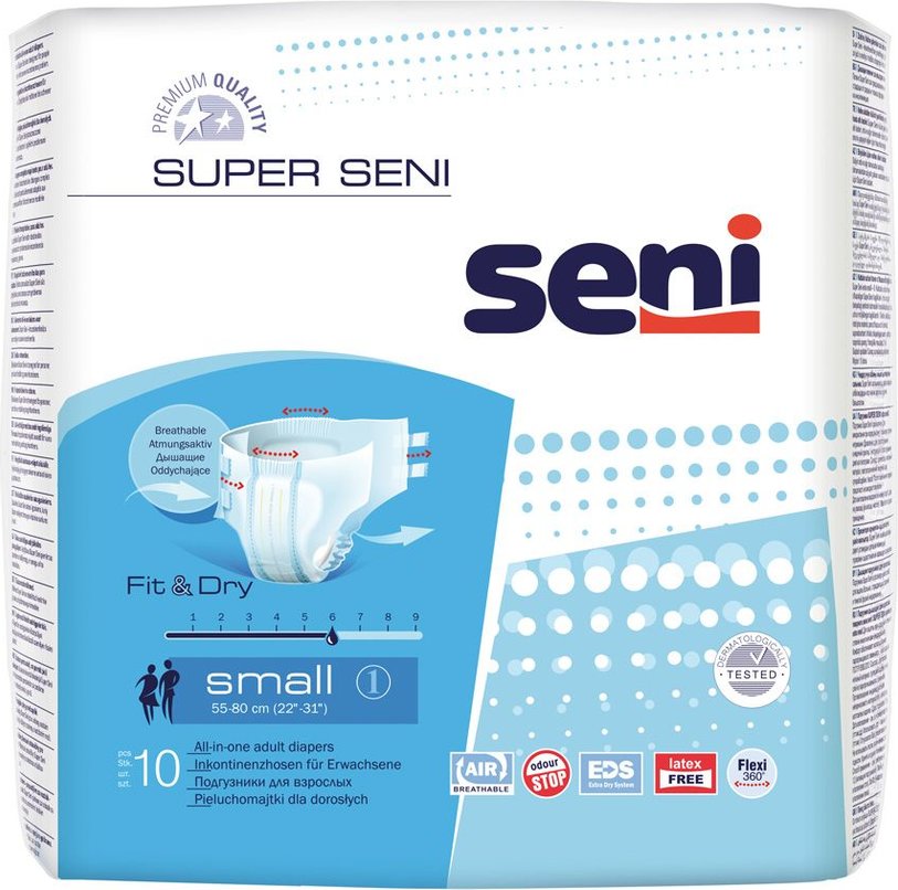 Купить Подгузники для взрослых Super Seni Air Small 55-80 см 10 шт.