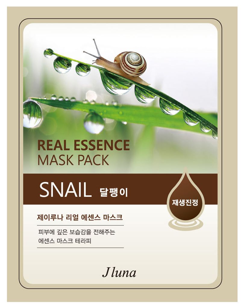 

Маска для лица J Luna Real Essence Mask Pack Snail 25 мл