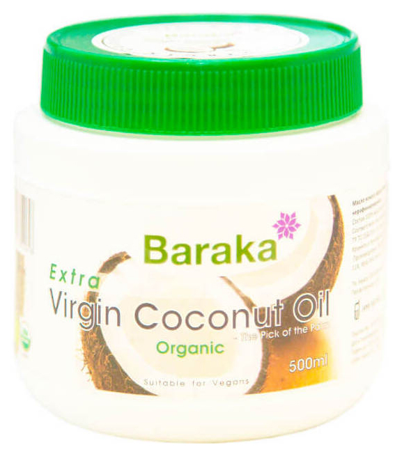 фото Масло для тела baraka extra virgin coconut oil 500 мл