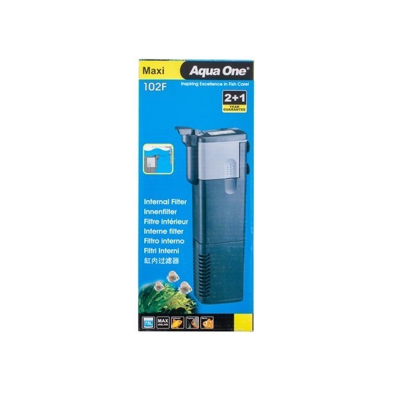 фото Фильтр для аквариума внутренний aqua one maxi 102f, 450 л/ч, 8 вт