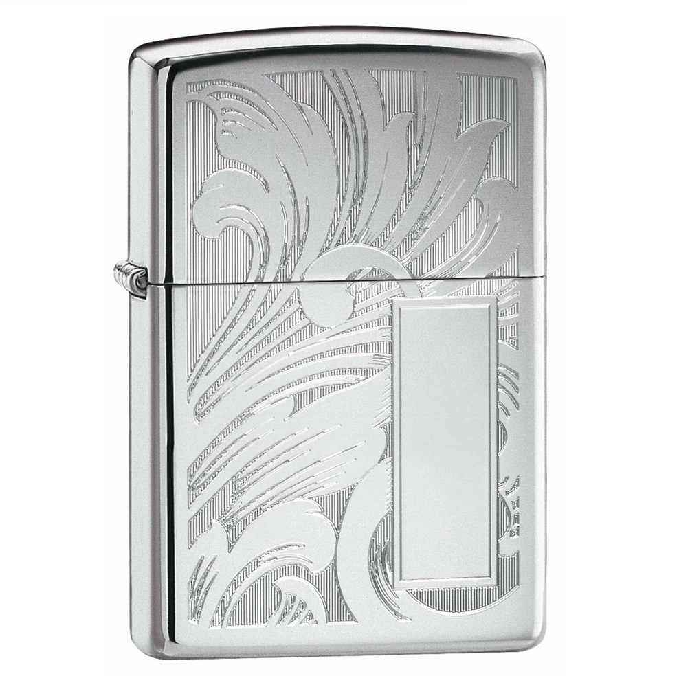

Бензиновая зажигалка Zippo Scroll Design 21138 High Polish Chrome, Scroll Design 21138